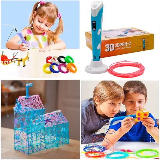 Lapicero Impresora 3d + Filamentos🖍️🎨😍 ¡Despierta la creatividad de los peques!
